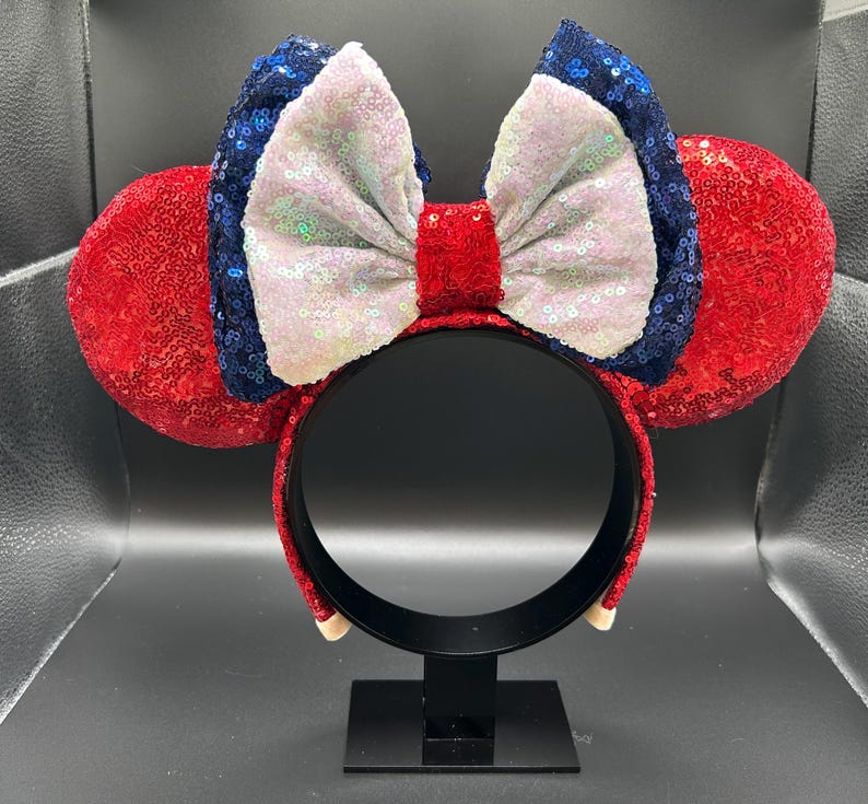 Americana Light-Up Ears &mdash; handmade ear headband by Cluless Designs