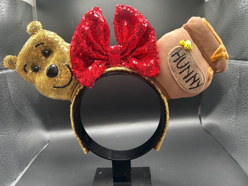 Honey Pot Bear Ears — new handmade ear headband by Cluless Designs