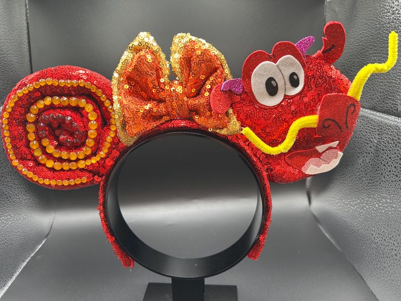Lucky Dragon Ears &mdash; handmade ear headband by Cluless Designs