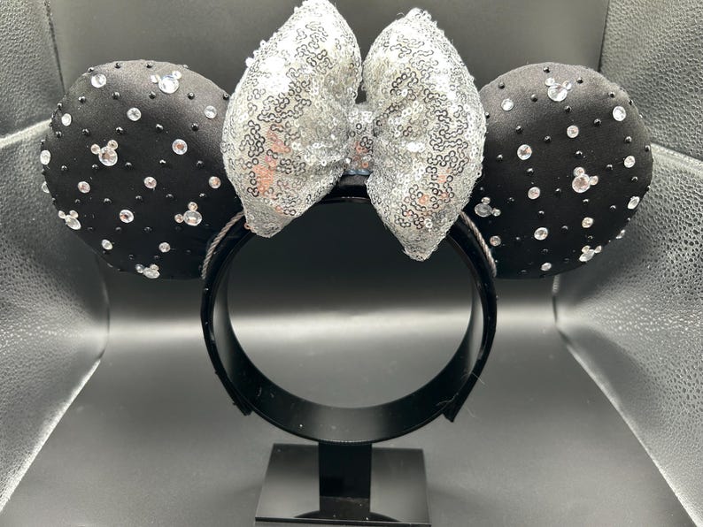 Midnight Crystal Light-Up Ears &mdash; handmade ear headband by Cluless Designs