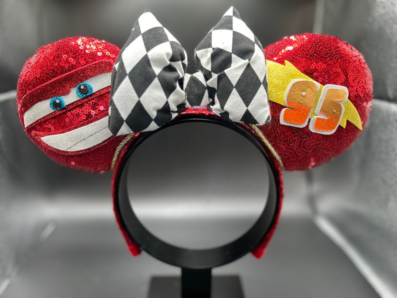 Speedway Racer Ears &mdash; handmade ear headband by Cluless Designs